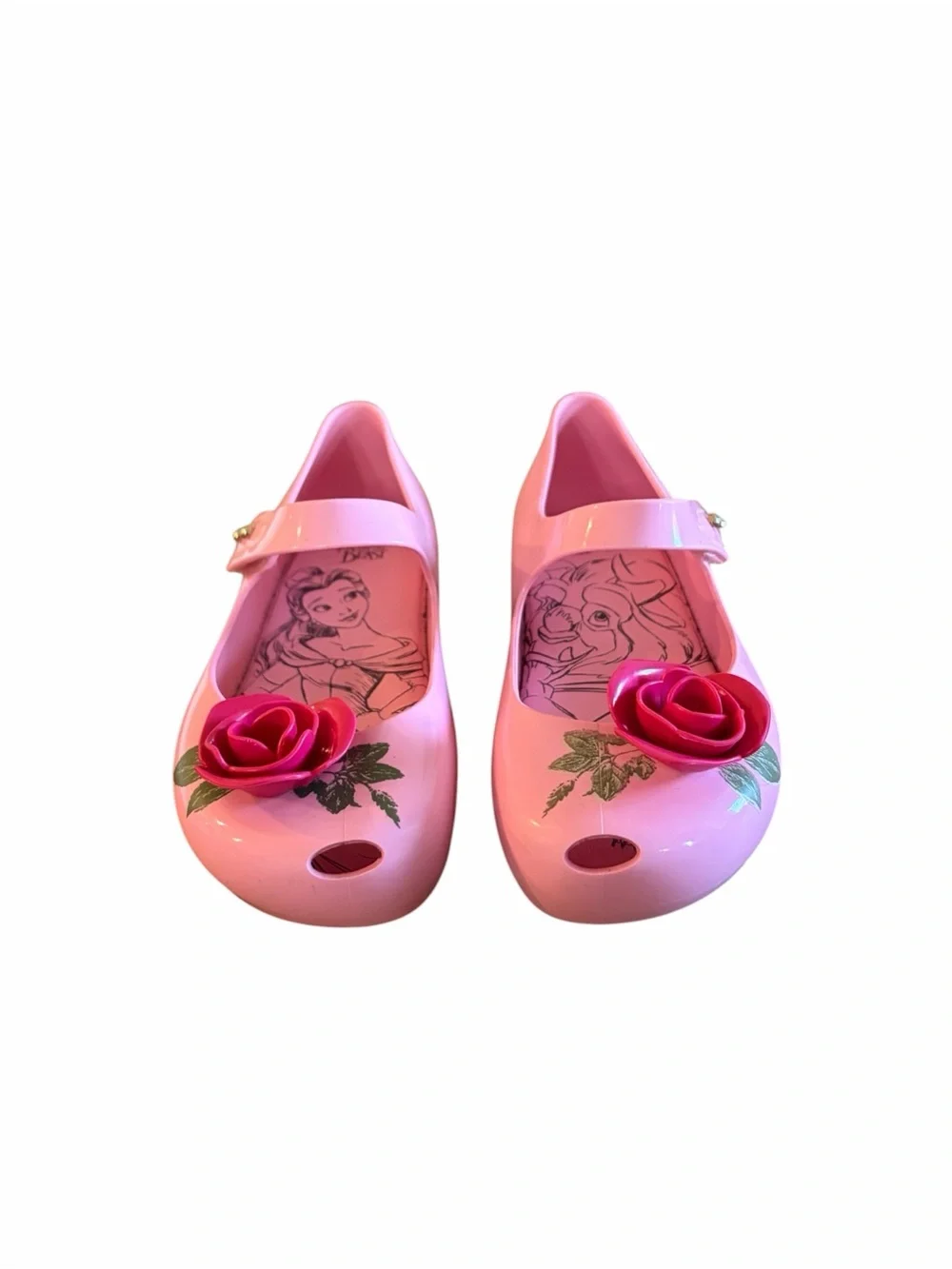 Mini Melissa Ultra Girl + Disney Beauty and the Beast Mary Jane Flats.